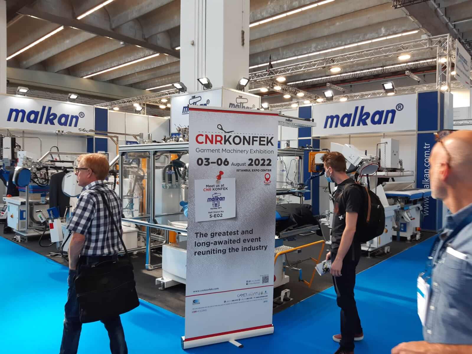 Malkan'ın Texprocess 2022'de sergilediği yenilikçi prototip ütü presi