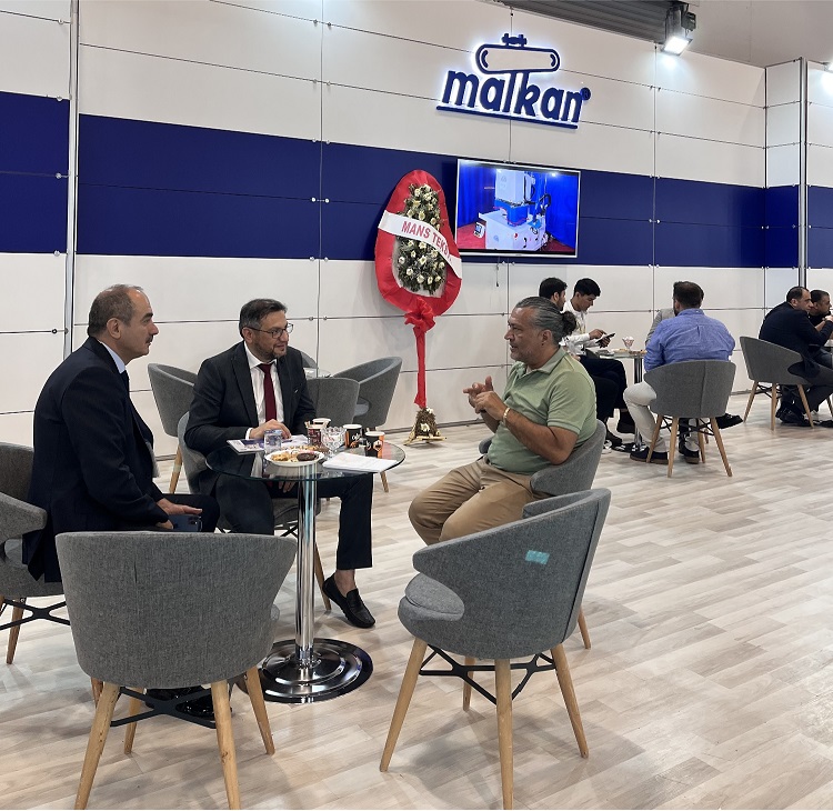 Malkan Makina yeni yönetim ekibi CNR KONFEK 2022 fuarında
