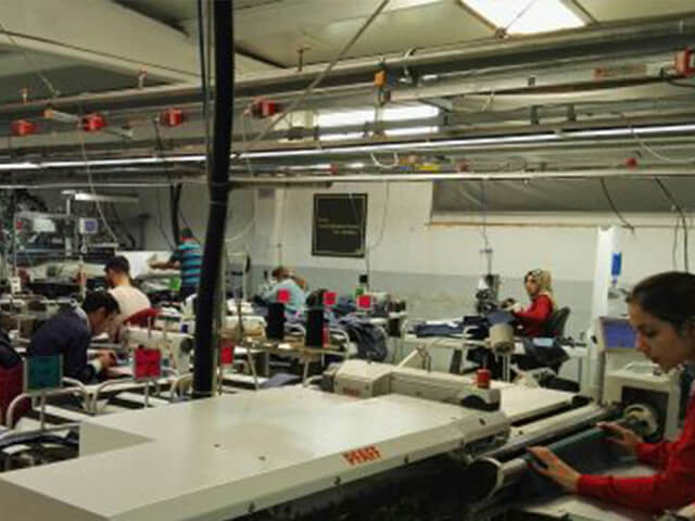 Operational excellence and workflow at the 8,000 square meter integrated facility dedicated to Izmir Jacket Manufacturing
